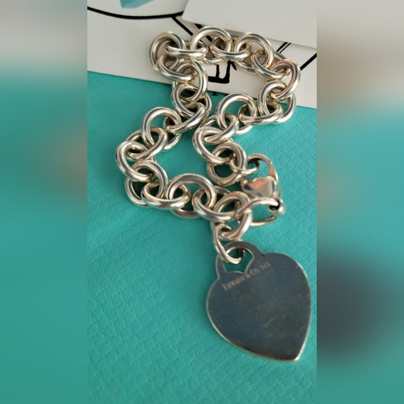 Tiffany blank heart necklace and bracelet - Picture 5 of 5
